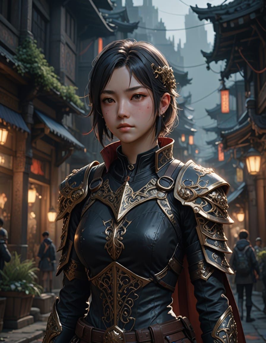 Chasing the Past into the Future Matte Painting