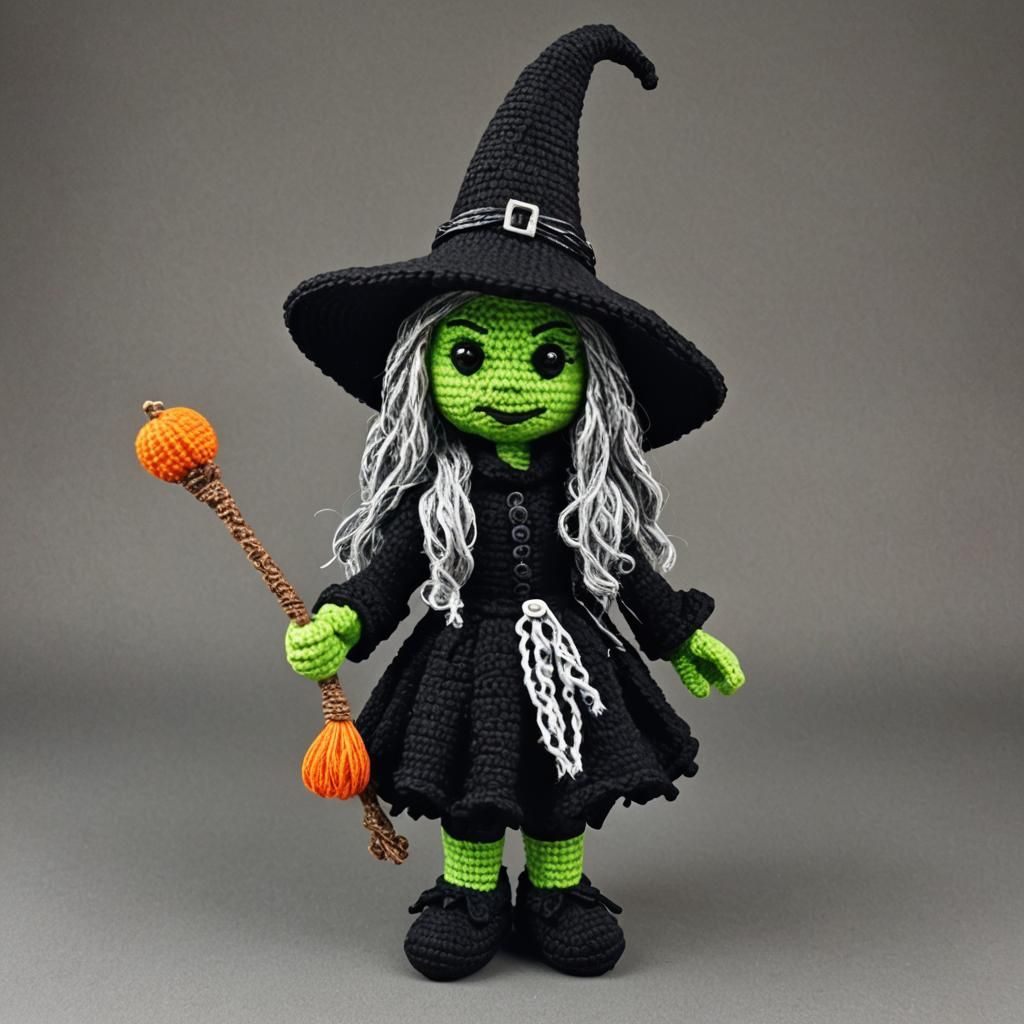 Amigurumi Wicked Witch Doll by Digital Artist