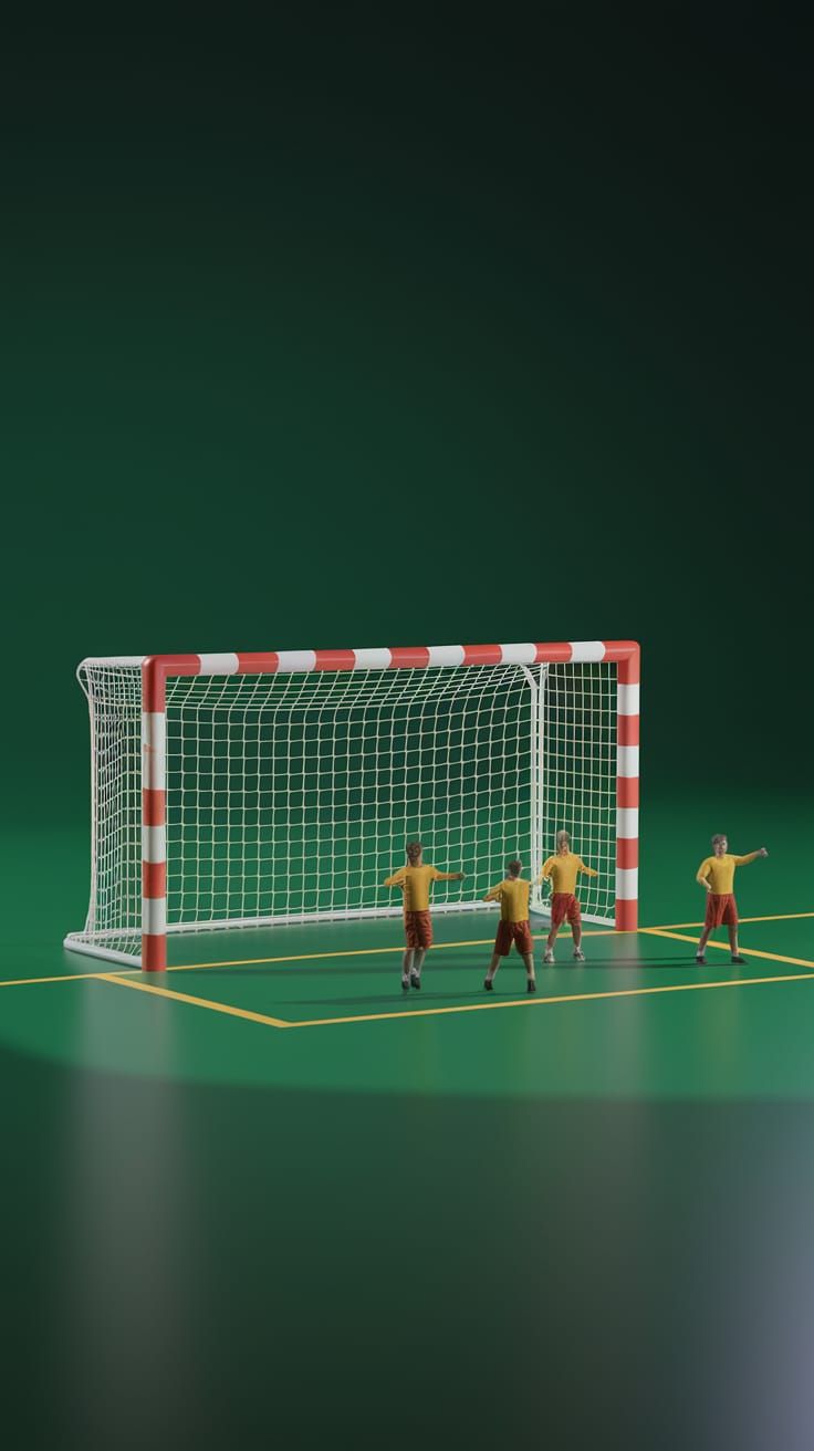 Resin Cast Soccer Goal