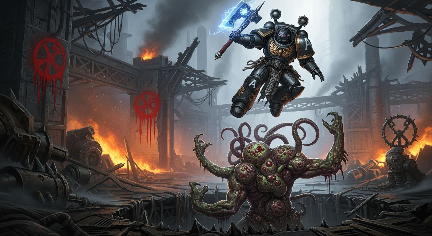 💀 Arbites vs Monsters! | Crusher Arbitrator Destroys Every Monstrosity in Auric Maelstrom