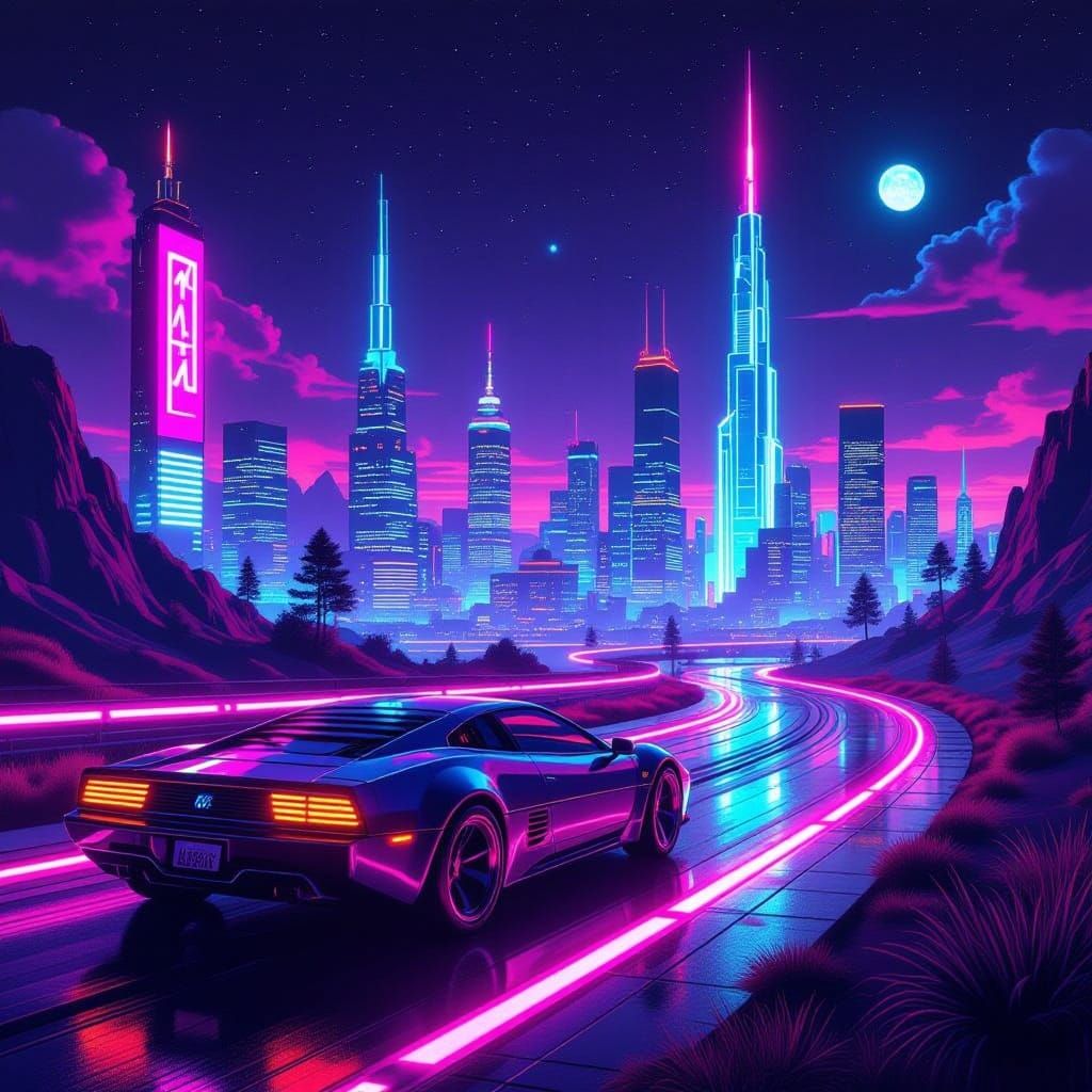 Neon Drift: Echoes of the Vanta Horizon