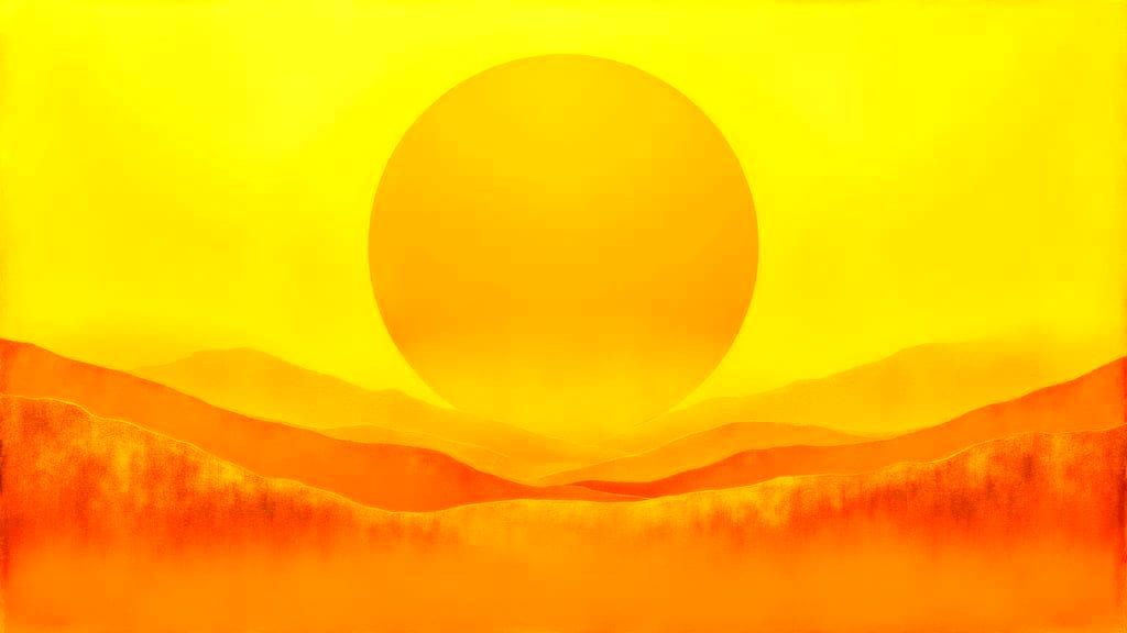 Minimalist Gold Abstract Composition with Geometric Forms