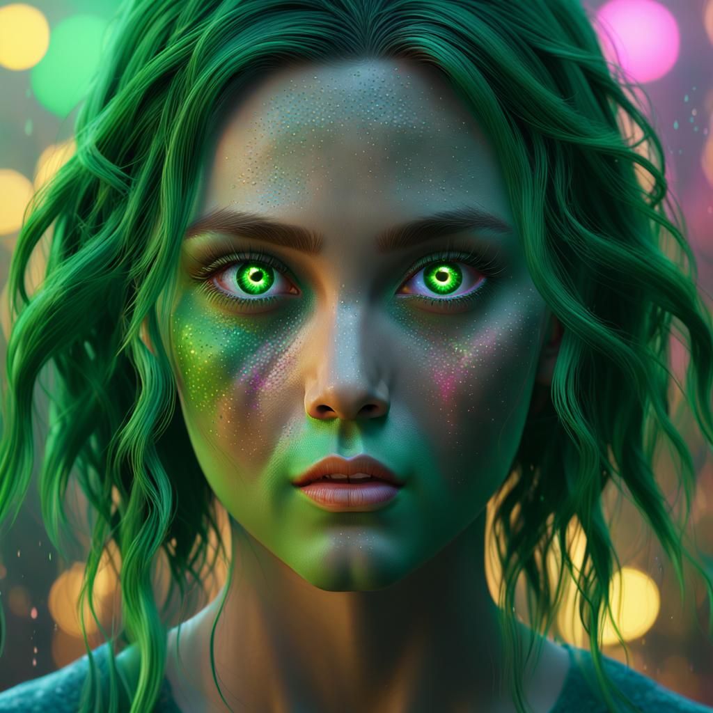 Realistic Thai Giant in a Colorful, Detailed Movie Scene