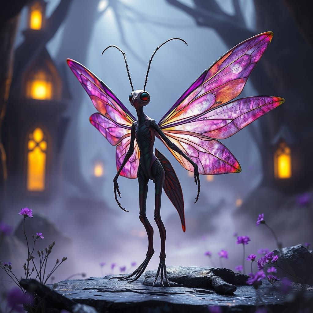Mystical Fairy Reigns in Dark Fantasy Realm