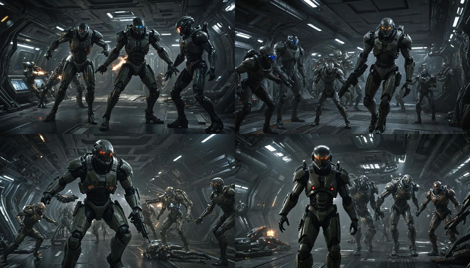 Human Soldier Infiltrates Alien Flagship in Tense Standoff