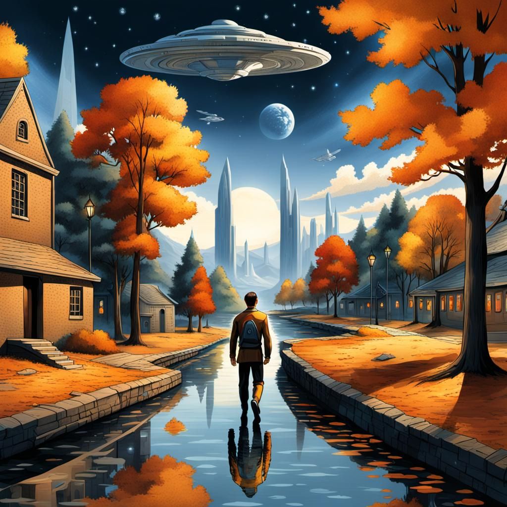 Boldly Go: A Star Trek Inspired Scene