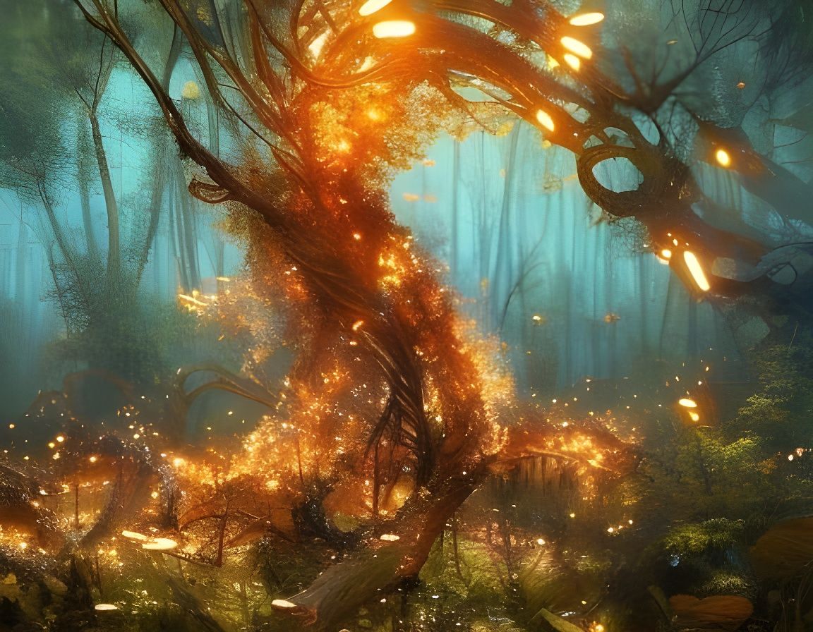 Burning Tree