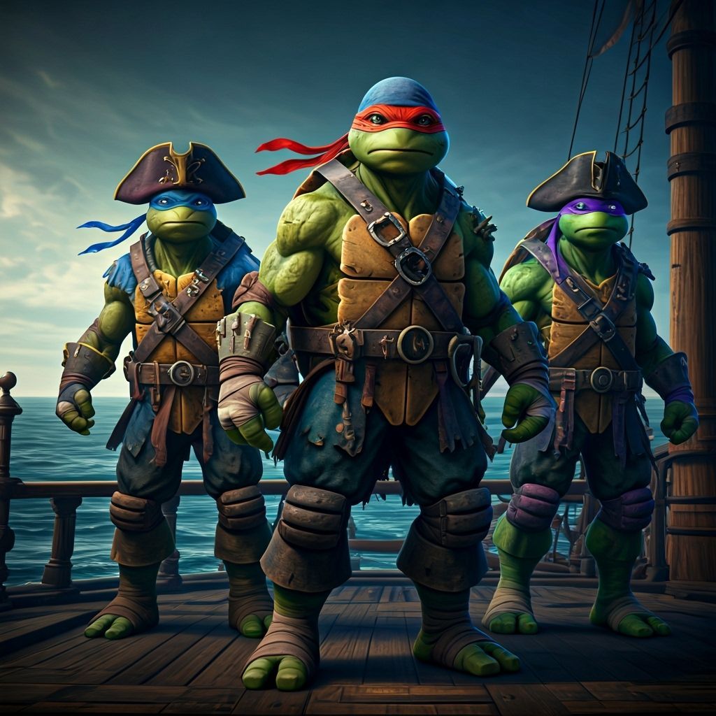 Teenage Mutant Pirate Turtles 3