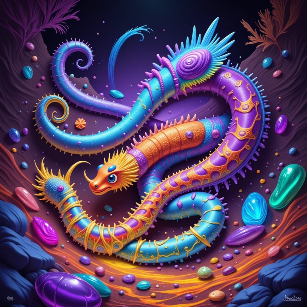 Psychedelic Electric Swarm of Life and Elements