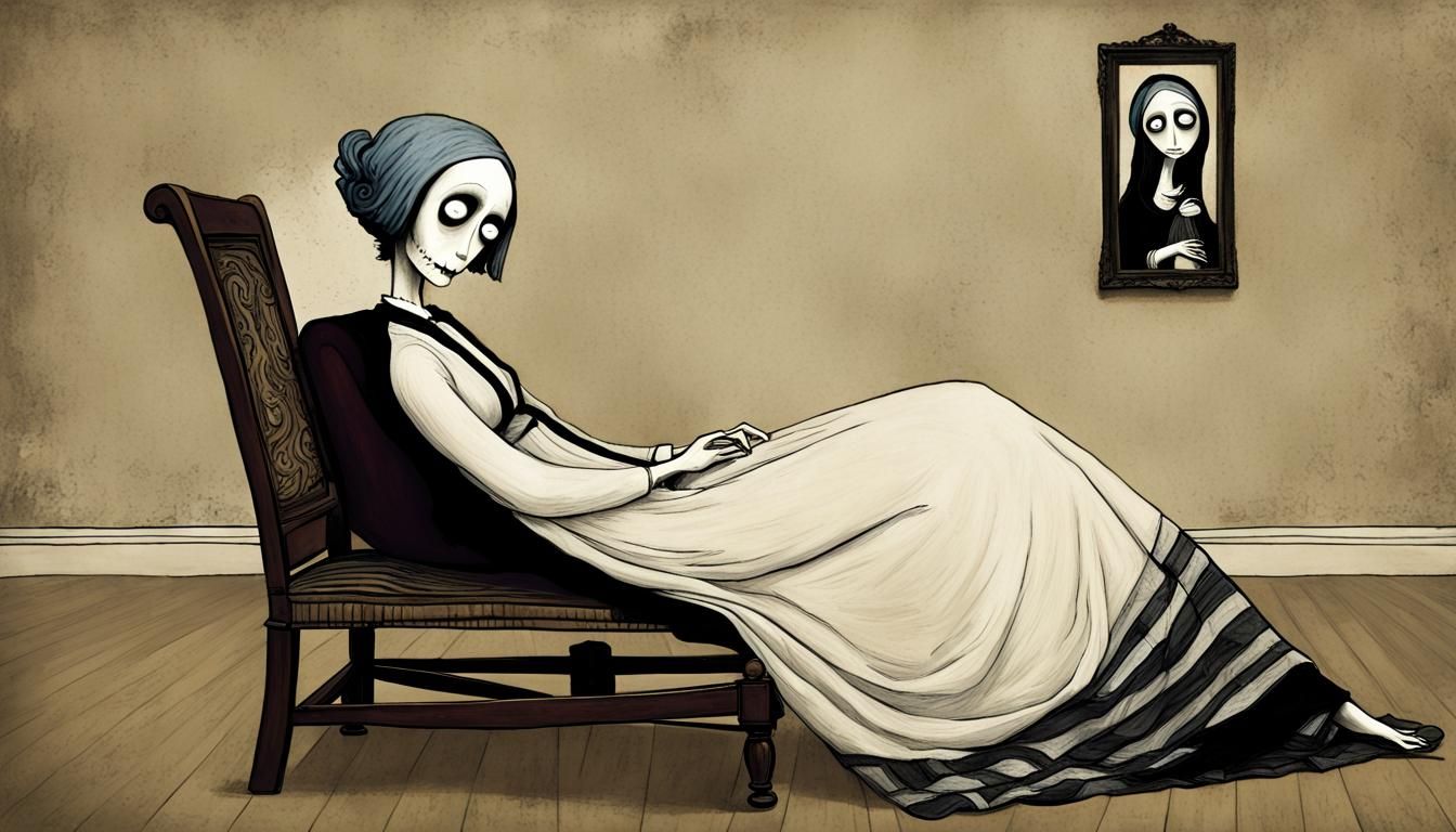 Whistler's Mother in a Stop-Motion Style