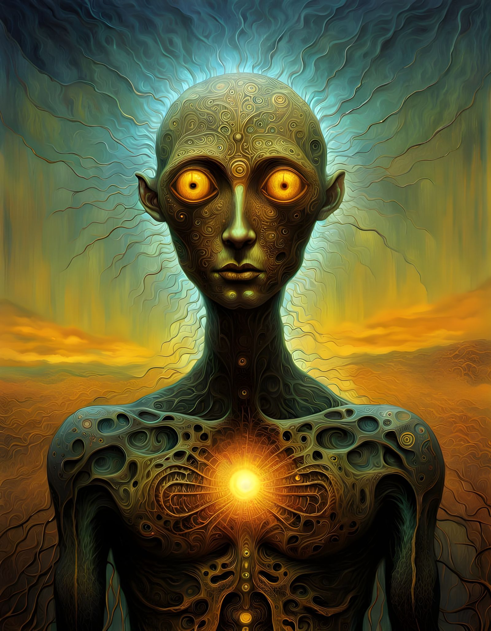 AI Interpretation of Loab Concept