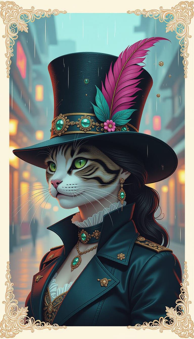 Cyberpunk Cat to Baroque Mermaid Inspiration Art