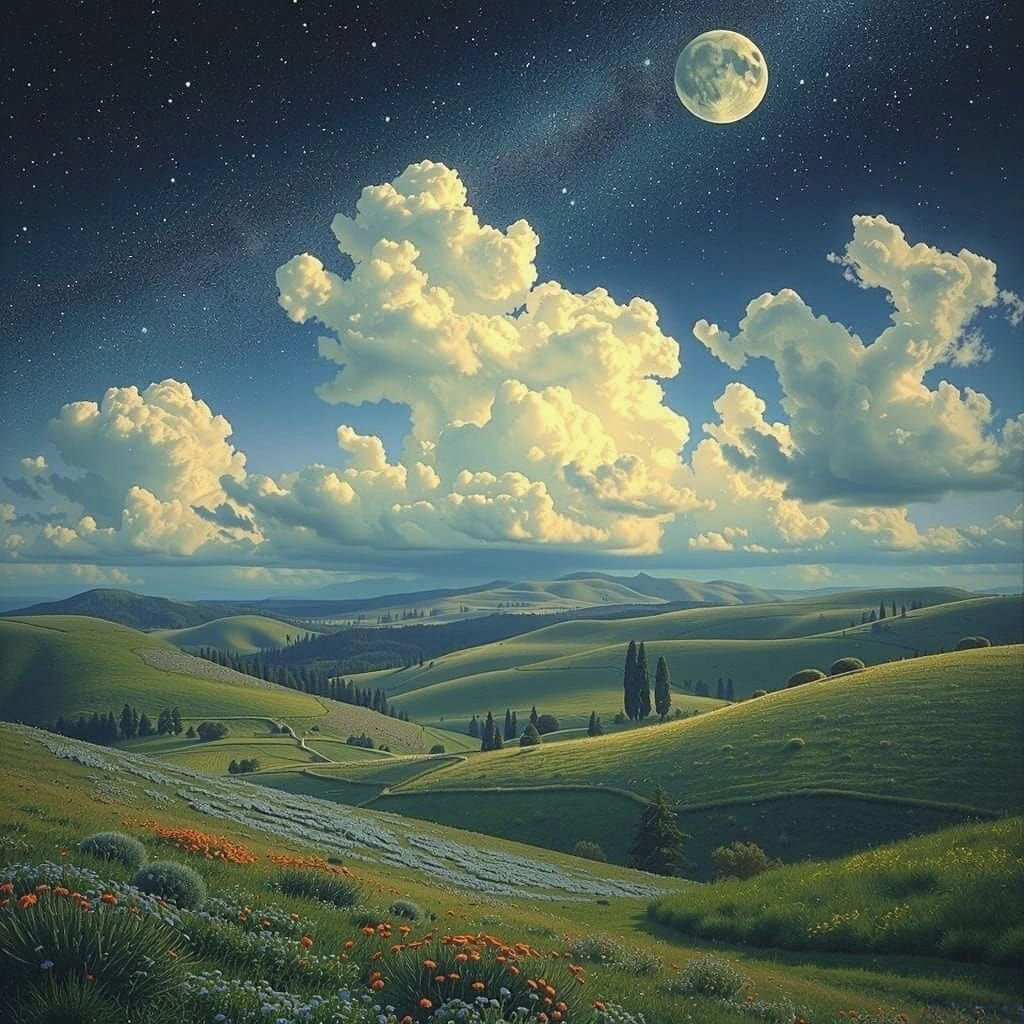 Day and Night Landscape