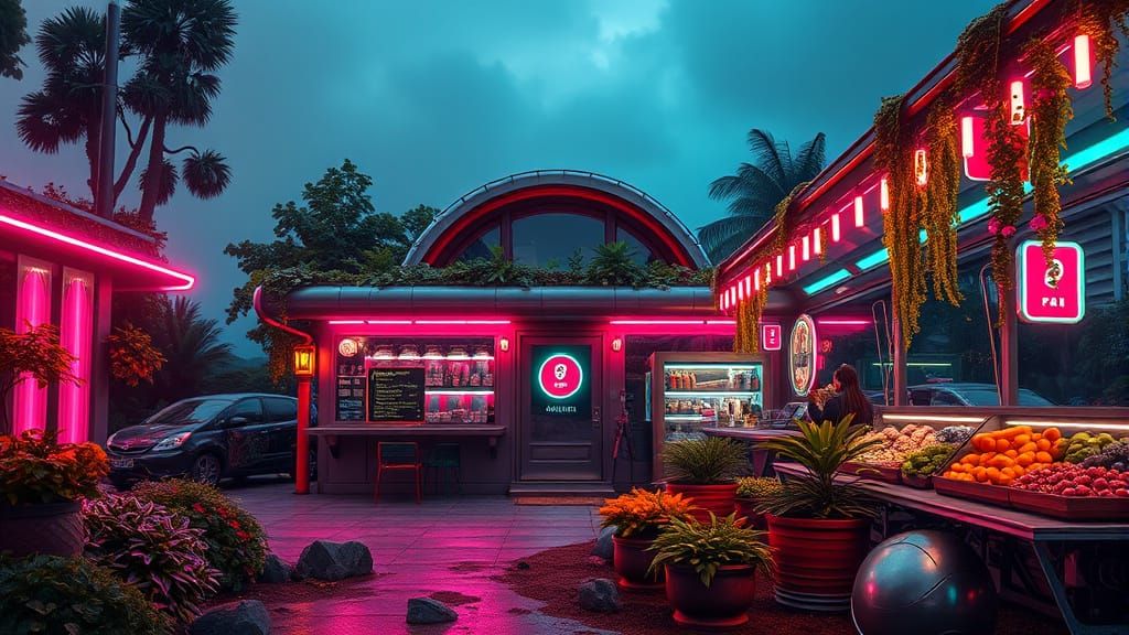 futuristic Farmstand