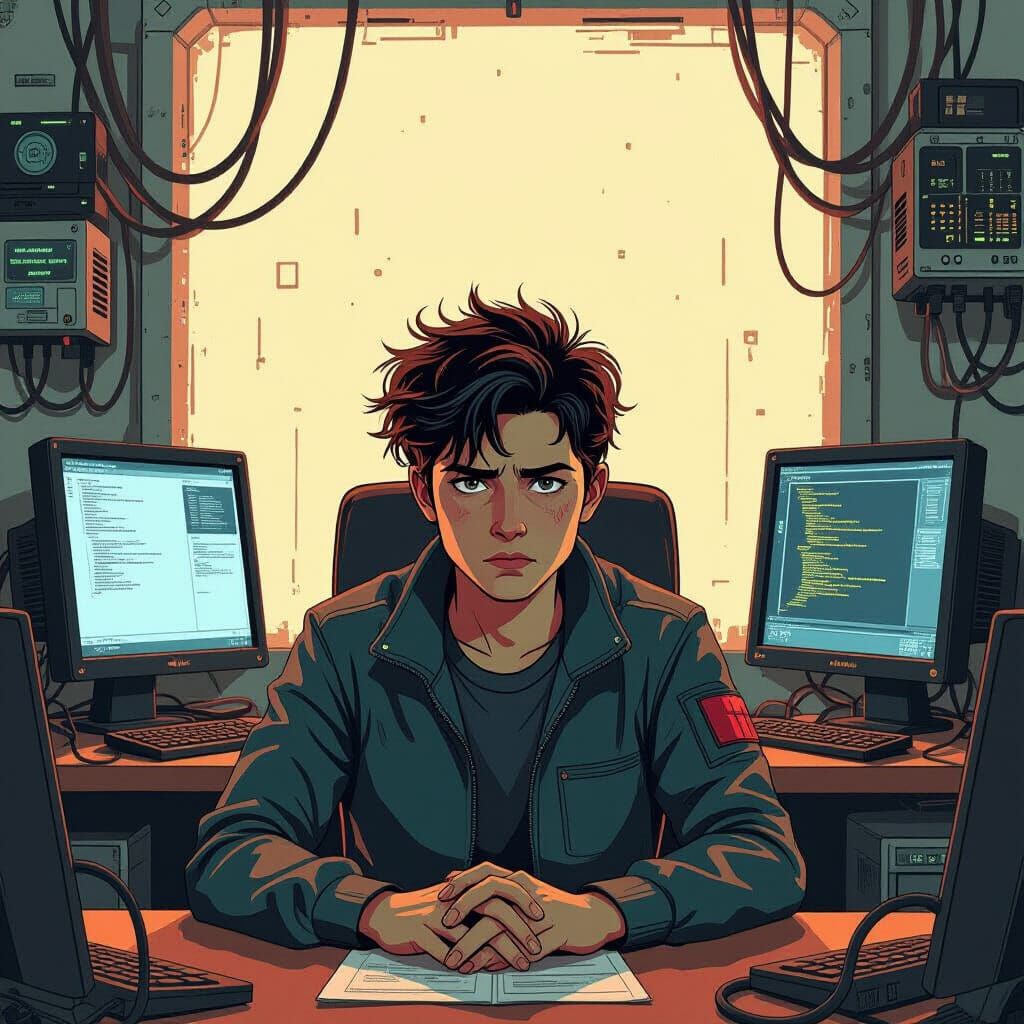 Overwhelmed by Tech: Dystopian Futurism in Digital Art