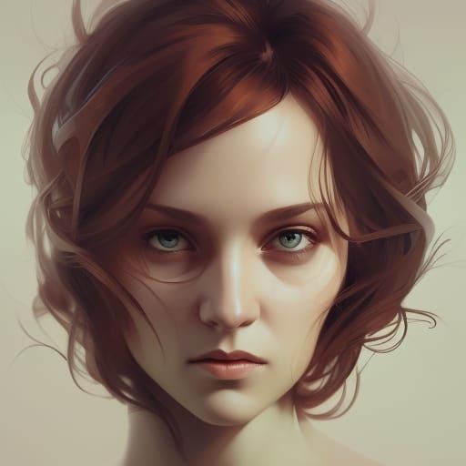 Hyperdetailed Portrait with Dynamic Lighting in Art Nouveau ...