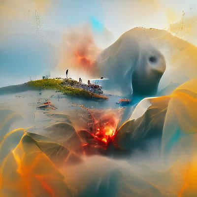 Mysterious Island with Smoke Monster in CryEngine Style