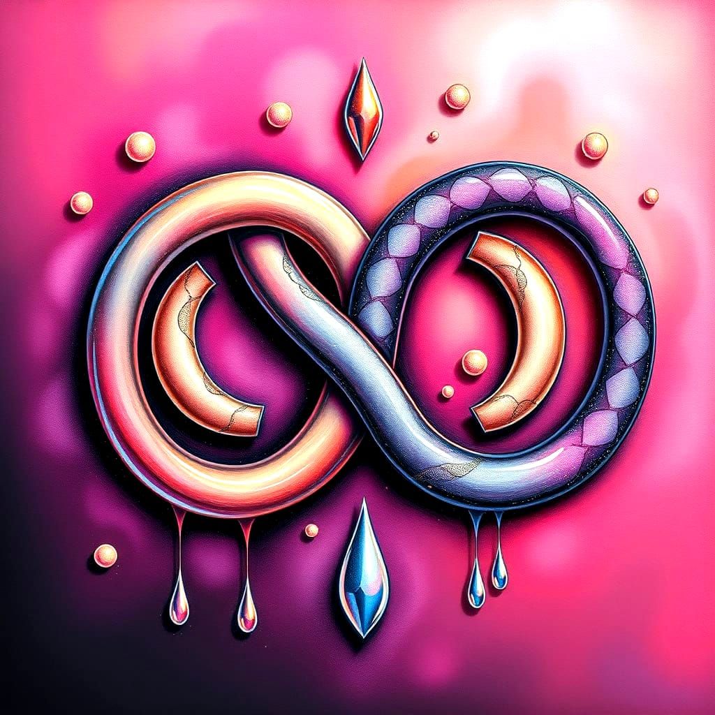 Lemniskate – Zeichen der Unendlichkeit – Rune Dagaz