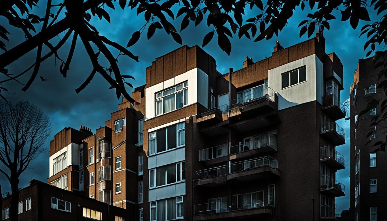 Sinister Art Deco Council Flats in London