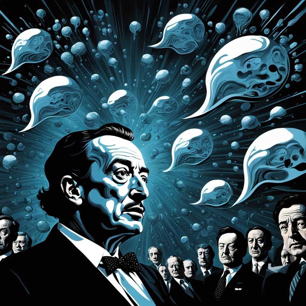 Surreal Politician Speech in Dali-esque Style