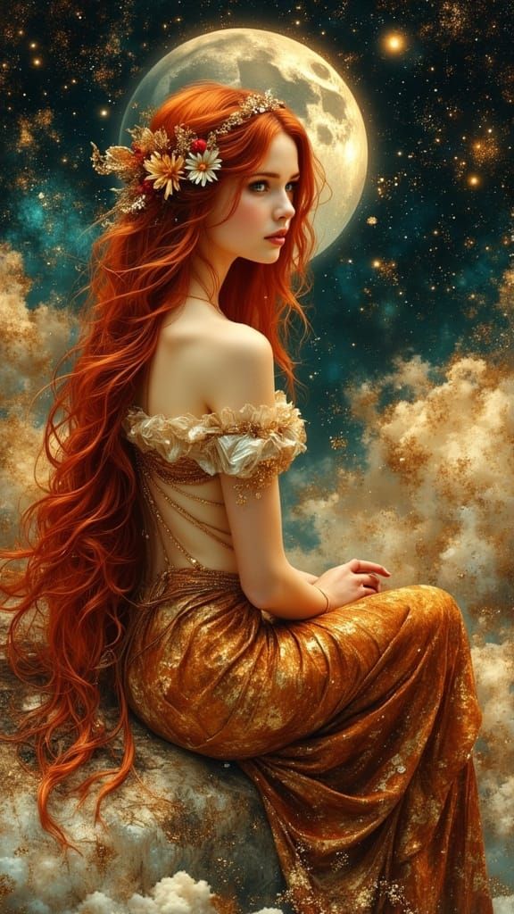 Princess in Ethereal Realism on Venus