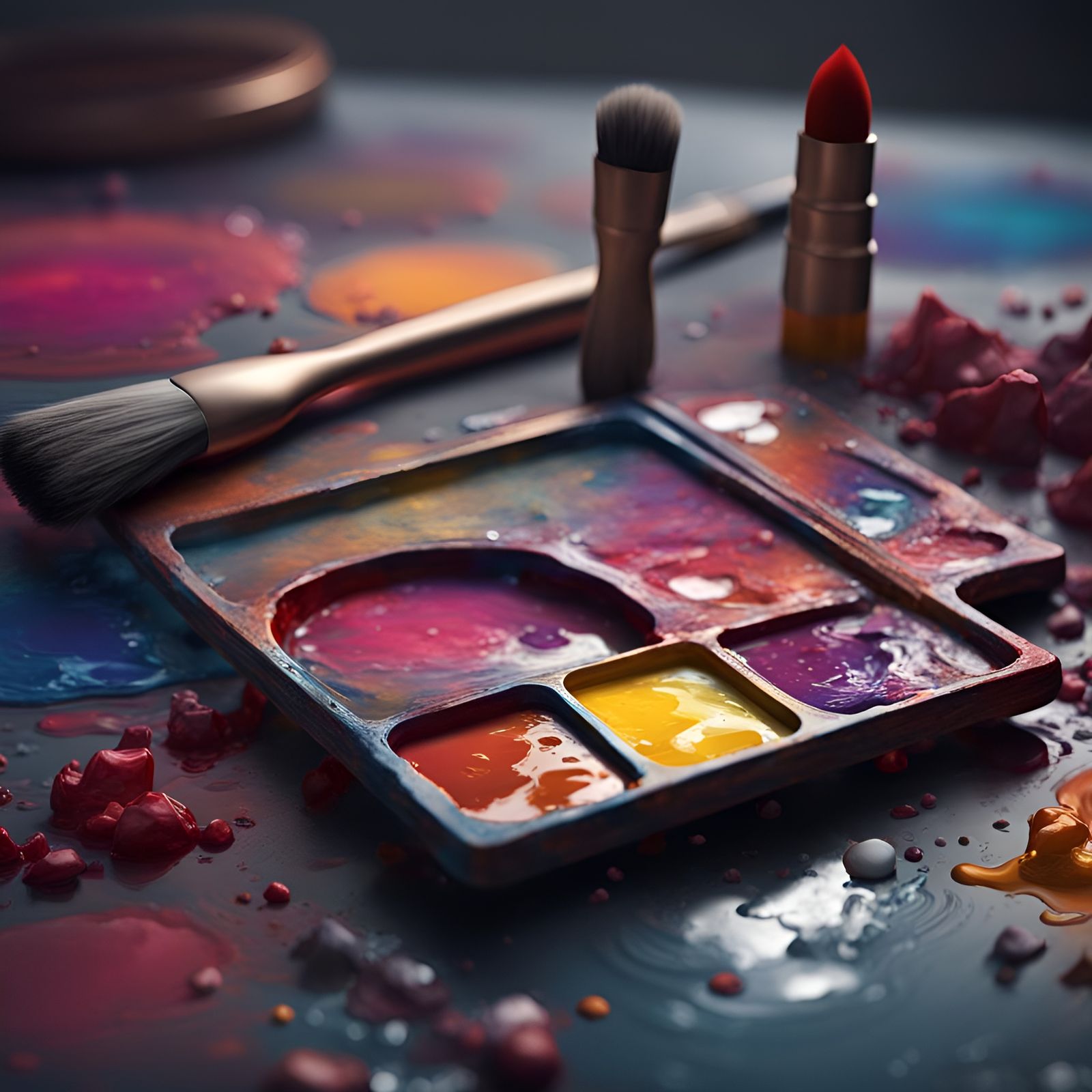 Paintbrush and Palette: Fantasy Concept Art in 8k