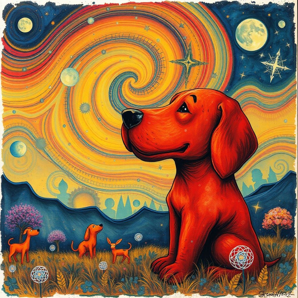 Clifford's Surreal Namaste: A Futuristic Vision