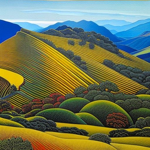 Bizarre Psychedelic Image in Dada Surrealist Style