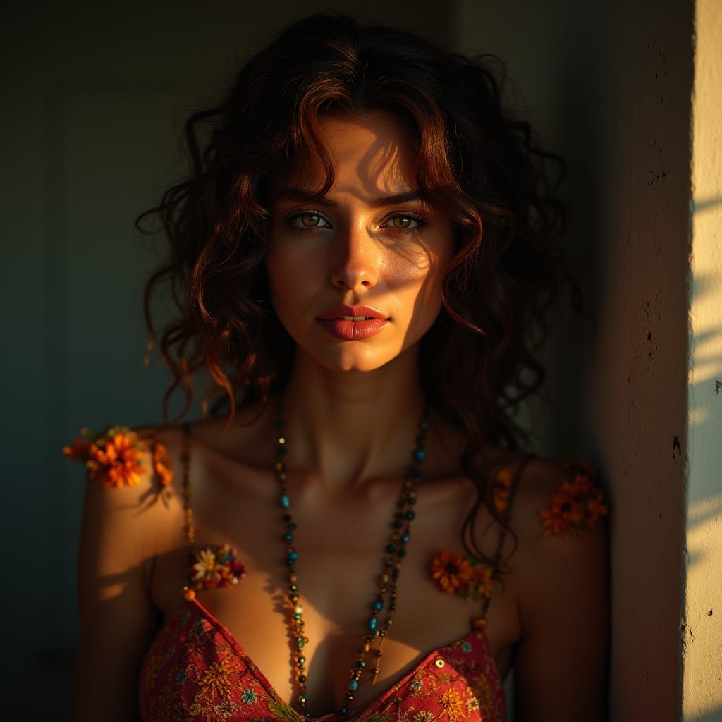 Vibrant Portrait of NovaKali in Ambient Light