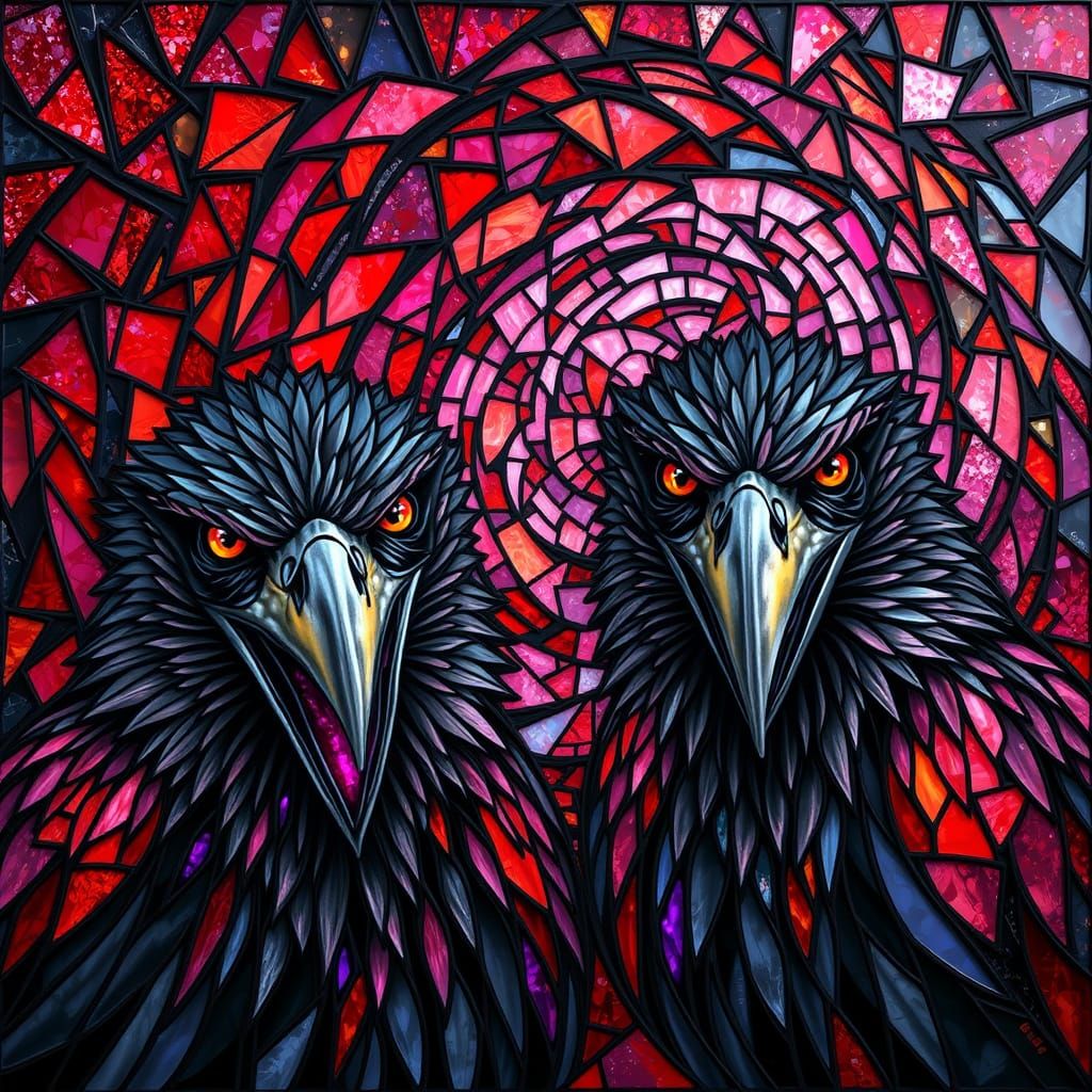 " Hugin et Munin ... 🖤❣️🖤 "
