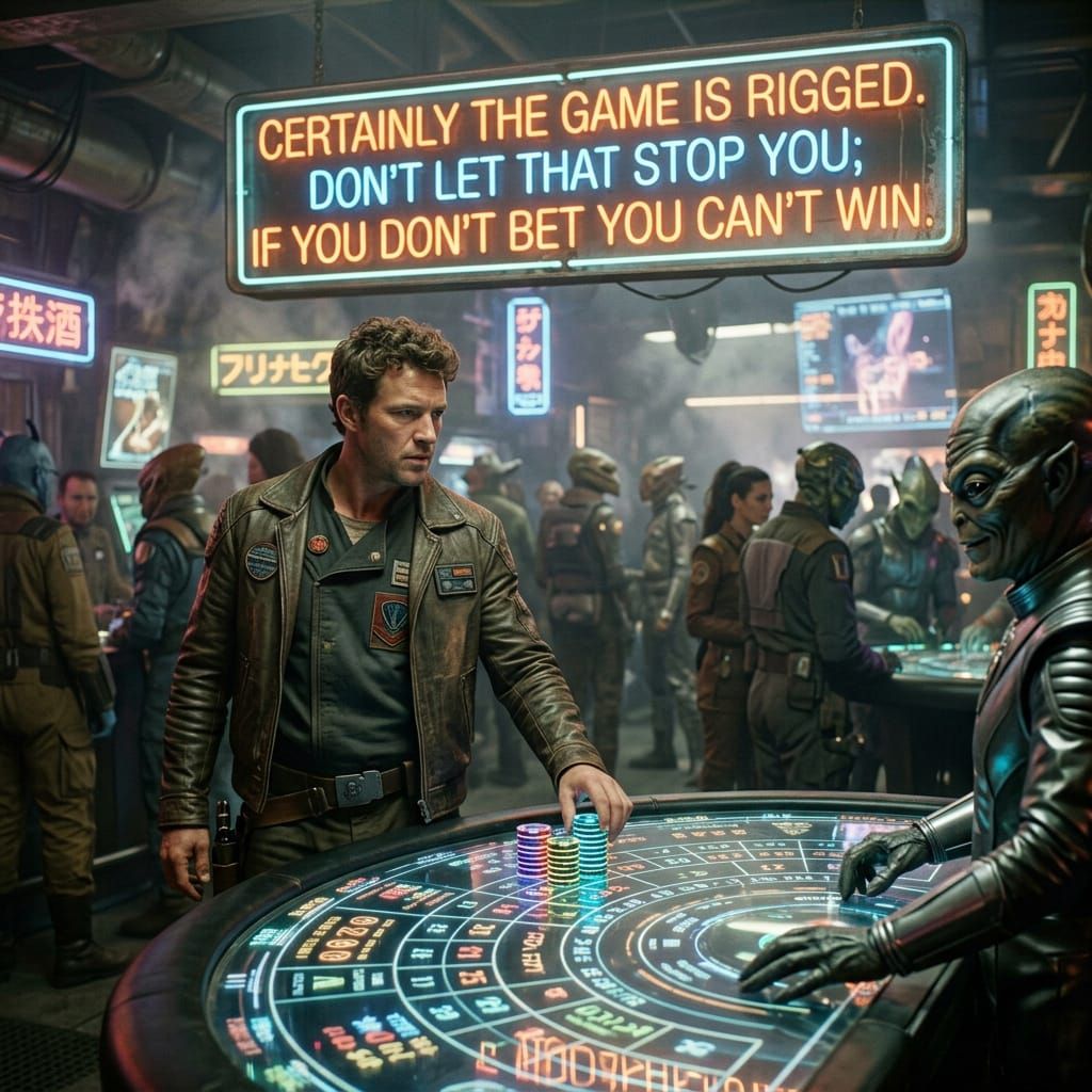 Sci-Fi Quote: Bet on the Rigged Game