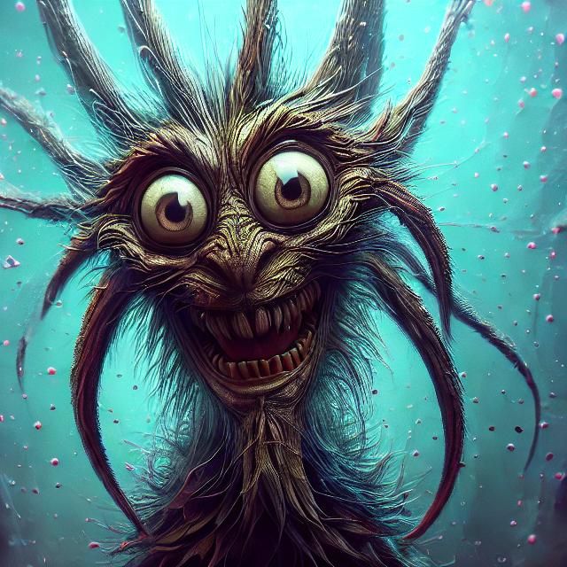 Intricate Tentacle Demon in 8K 3D HDR