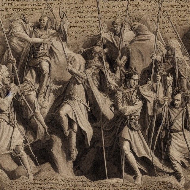 Divine Power Descends: A Photorealistic River of Souls