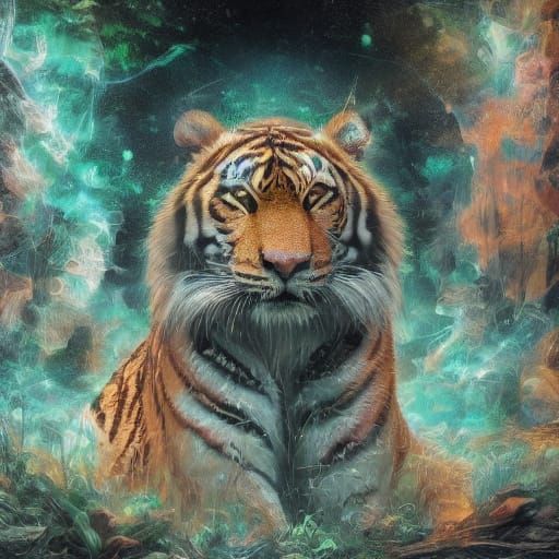 Sci-Fi Glitch Art: Lone Antenna Tower