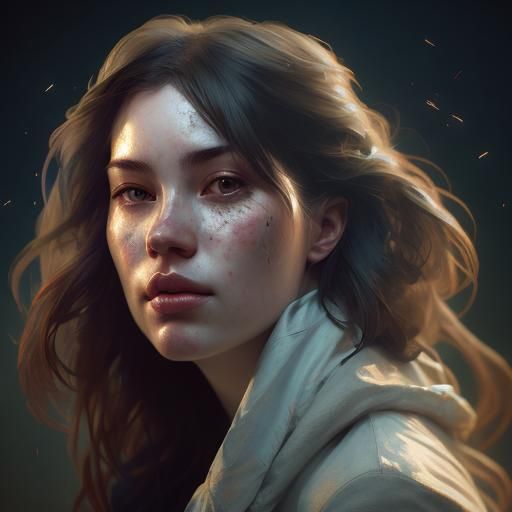 Hyperdetailed Portrait with Dynamic Lighting