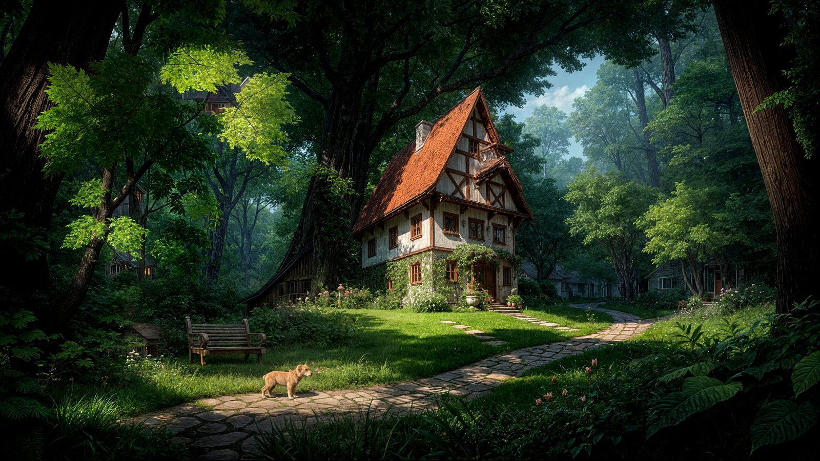 Serene Forest Home in Rustic Charm