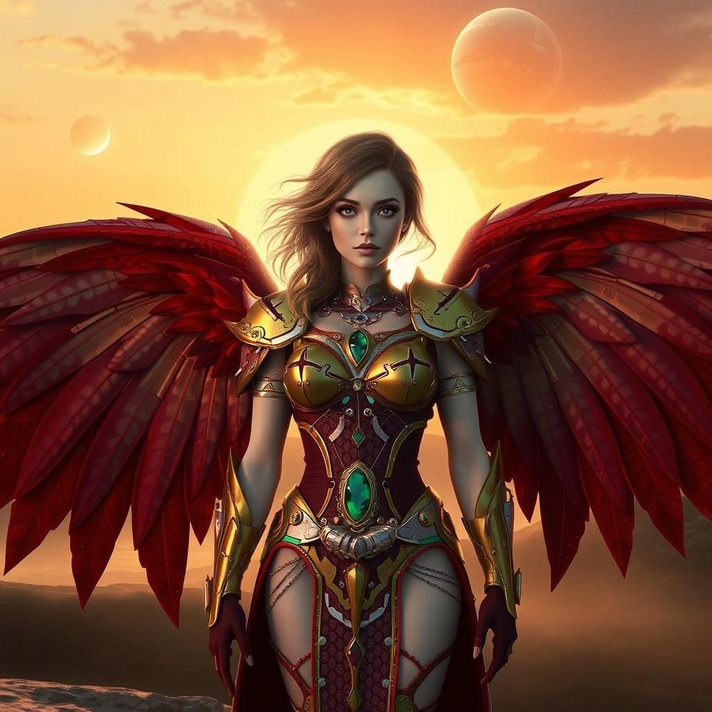 Futuristic Space Colony on Distant Planet in 8k