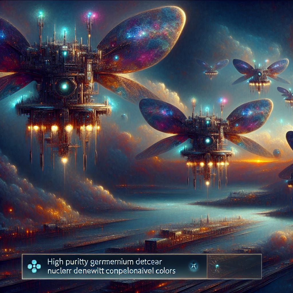 HPGe nuclear detector drones at night