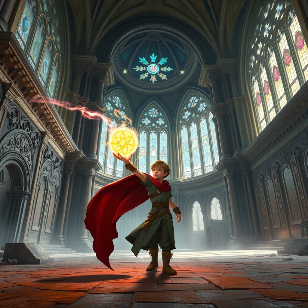 A boy with majestic Powers and he’s left in a building