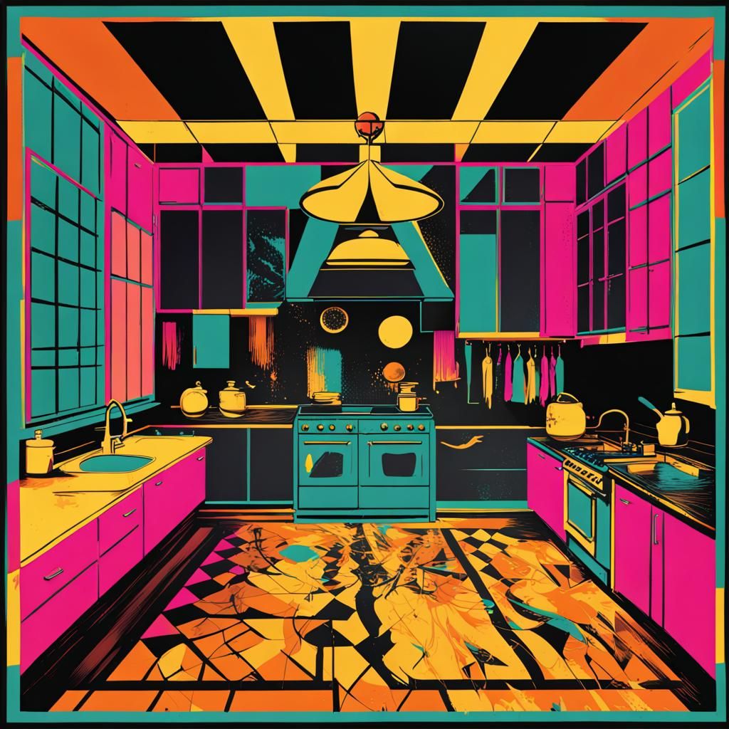 Witch's Kitchen in Pop Art Style