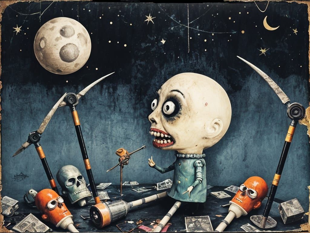 Surreal Punk Rock Claymation Art Fusion