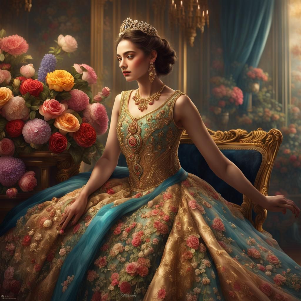 Ethereal Portrait in Photo-Realistic Style