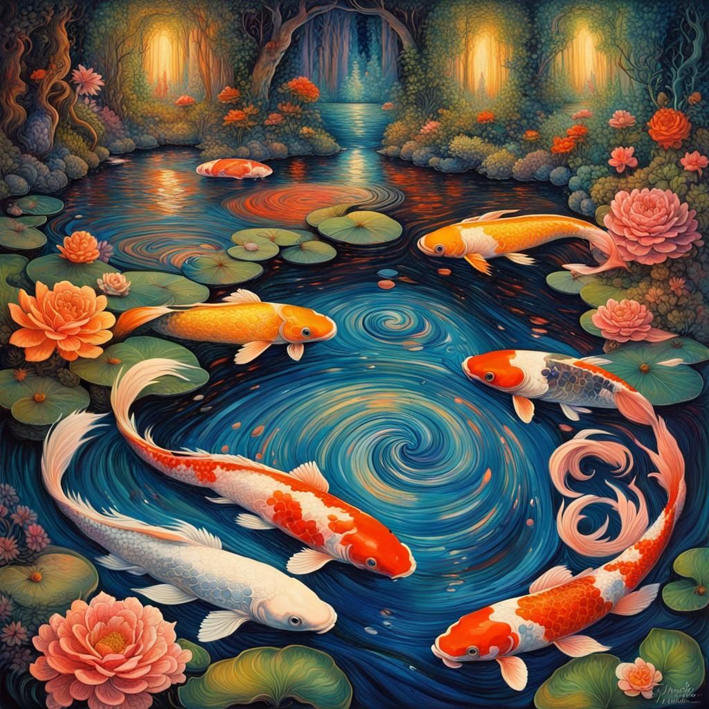 Koi pond