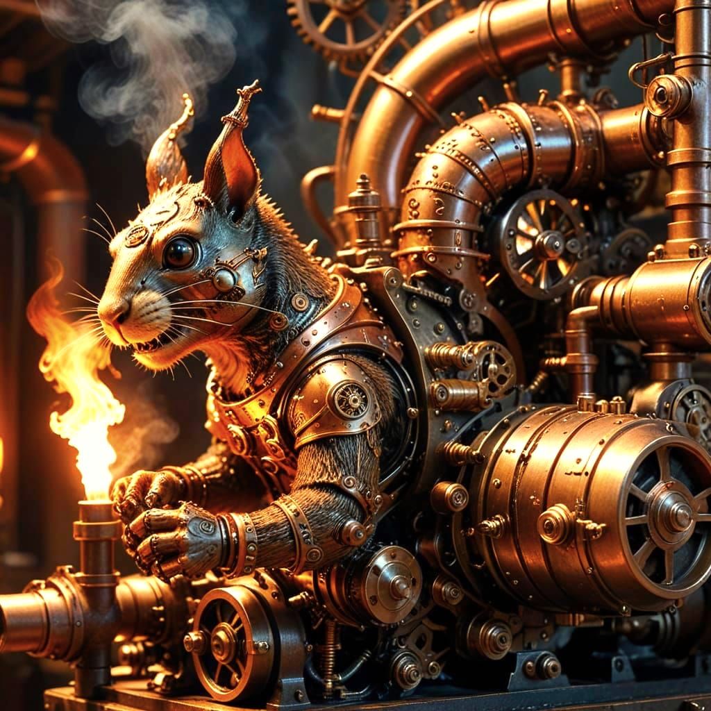 Steampunk Engine: The Devil is a Squirrel