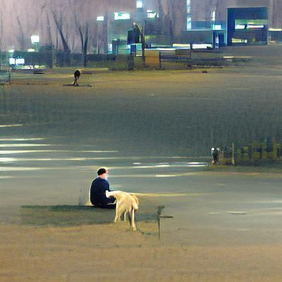 Man and Dog: A Bond of Companionship