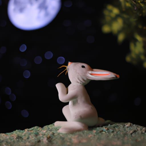 Rabbit on the Moon: Professional Photography