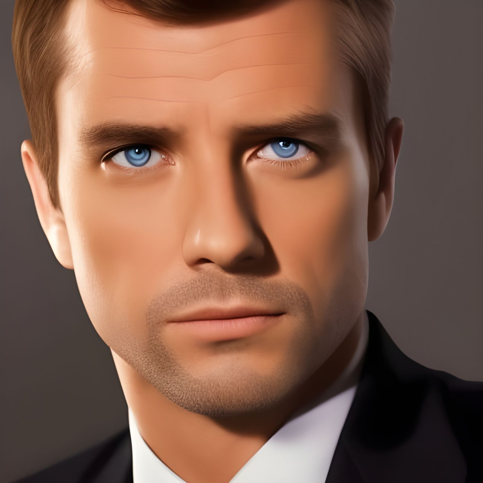 James Bond Portrait in Artstation Style