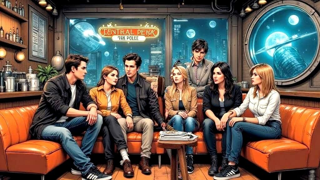 Retro Futuristic Central Perk ☕