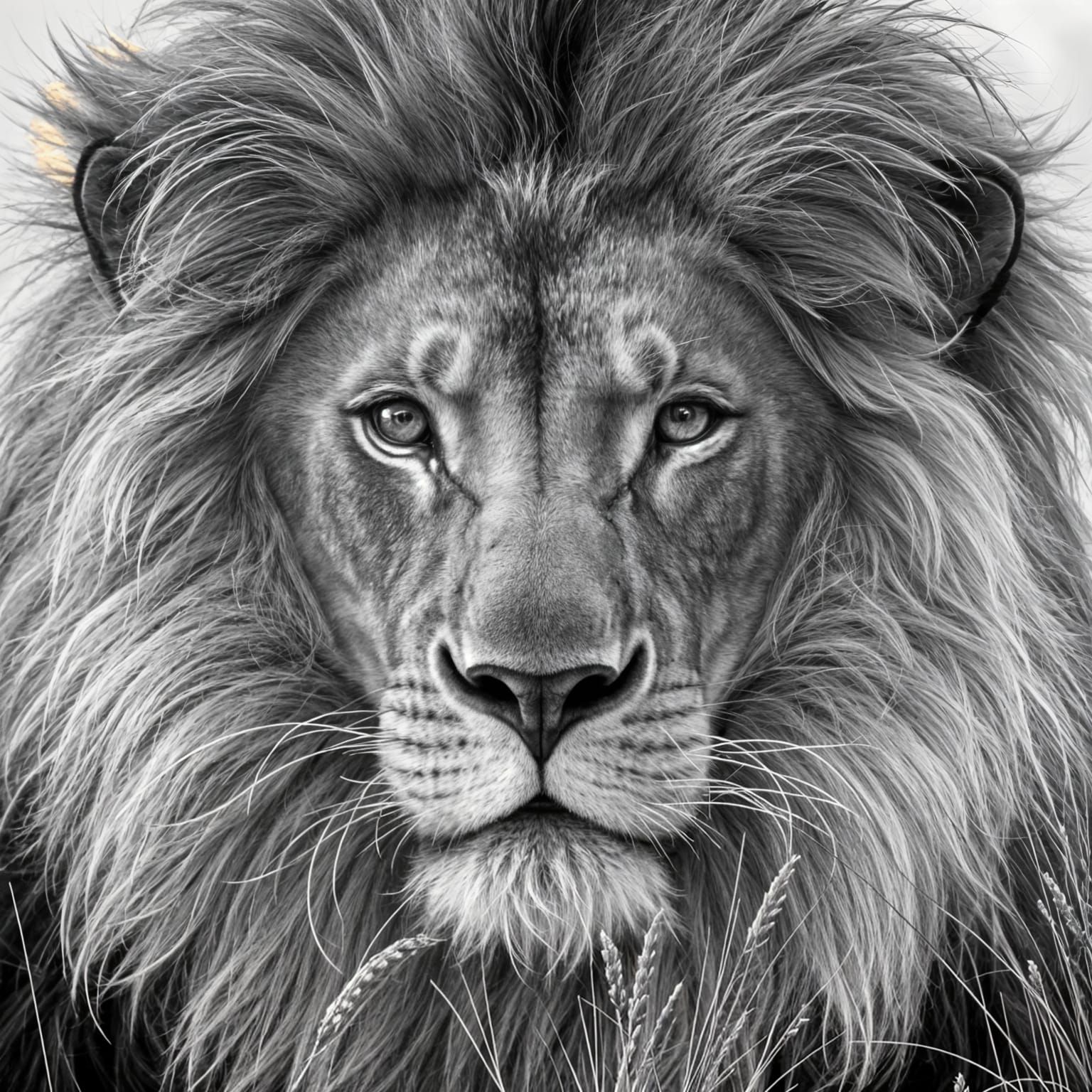 Majestic Lion Generated by AI
