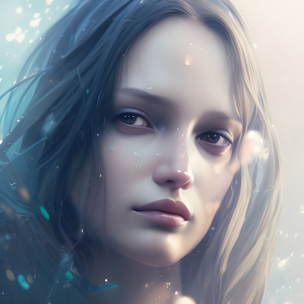 Alisa Selezneva Portrait in Hyperdetailed Style